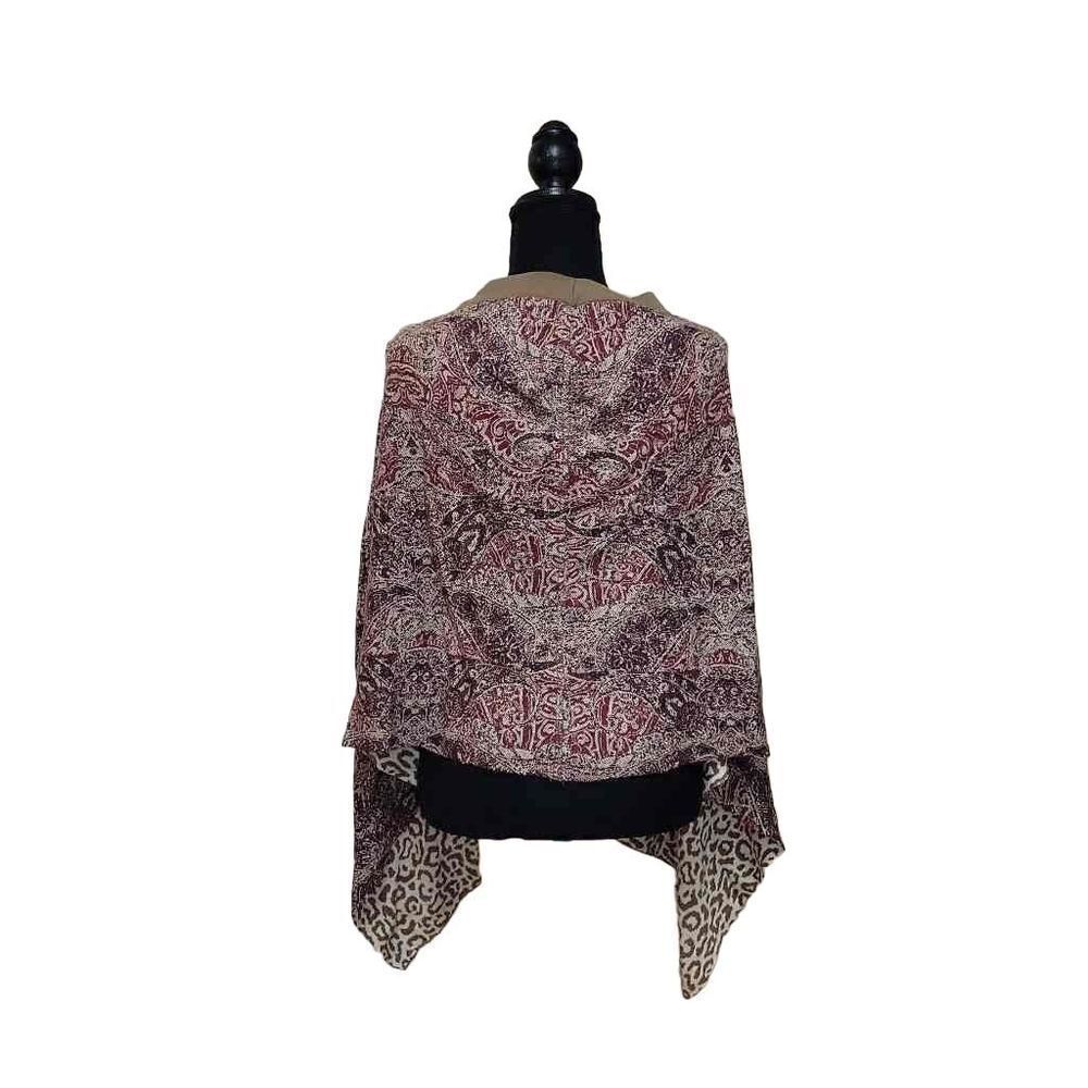 Reversible Button Down Cape - Picture 2 of 6